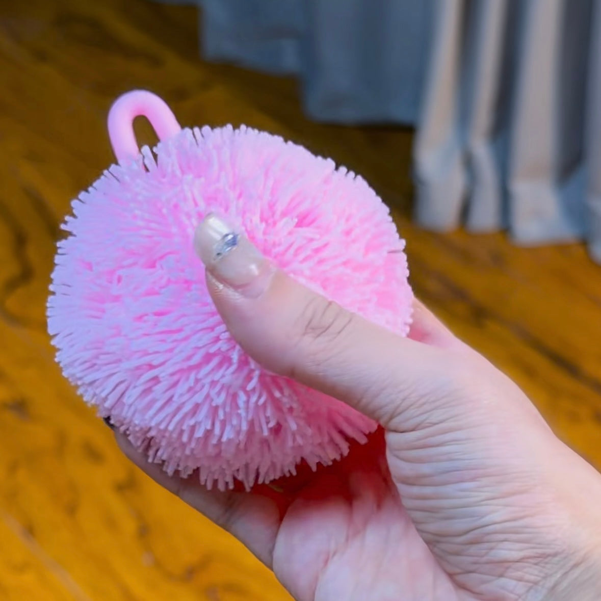 Crisp Satisfying Sound Fluffy Ball Handmade Stress Ball