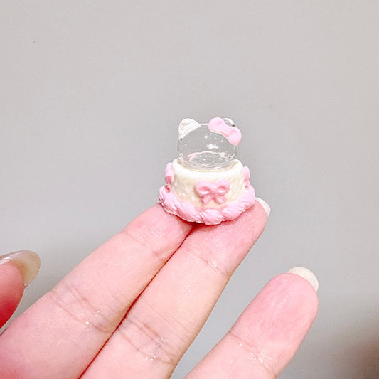 Transparent Mini Kitty Cake Taba Squishy Toy