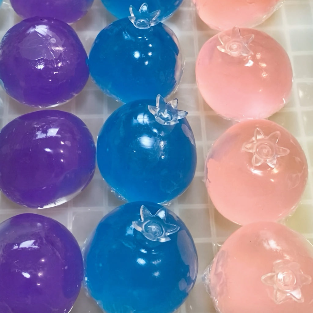Pomegranate Coconut Oil Stress Ball Squishy Stress Relief Decompression Toy
