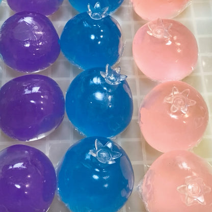 Pomegranate Coconut Oil Stress Ball Squishy Stress Relief Decompression Toy
