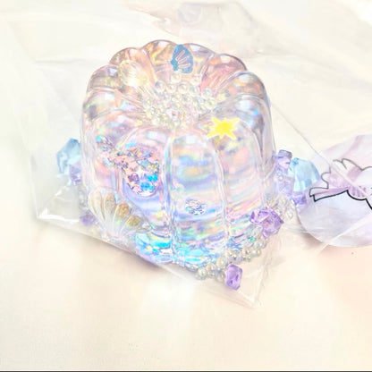 Transparent Dessert Canula Cake Taba Squishy Toy - Christmas Series