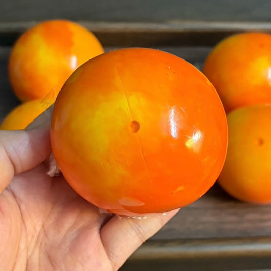 Orange Handmade Stress Balls