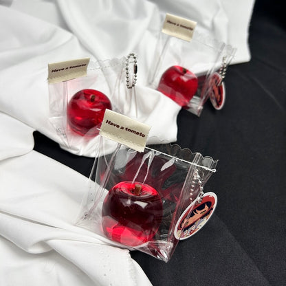 Handmade Transparent Red Apple & Green Apple Taba Squishy Toy