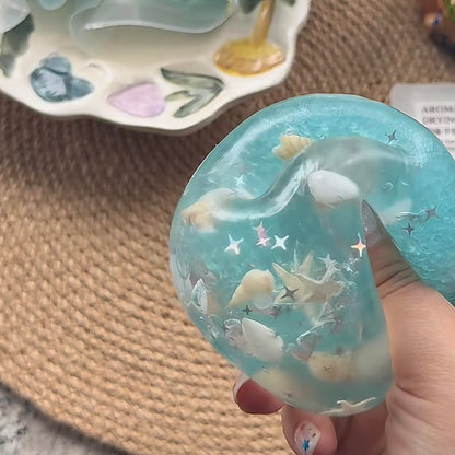 The Blue Underwater World Crisp Satisfying Sound Handmade Stress Ball