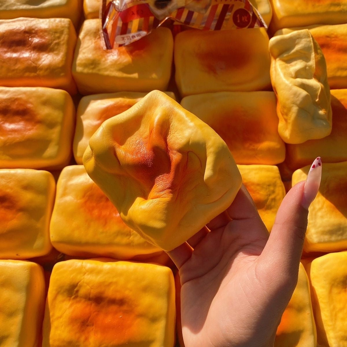 Pancake Bread Slow Rising Squishy Stress Relief Decompression Toy