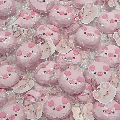 Handmade Pink Pig Taba Squishy Toy