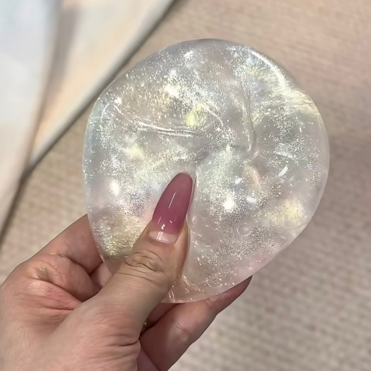 Fleeting Light Vaseline Handmade Stress Ball Stress Relief Decompression Toy
