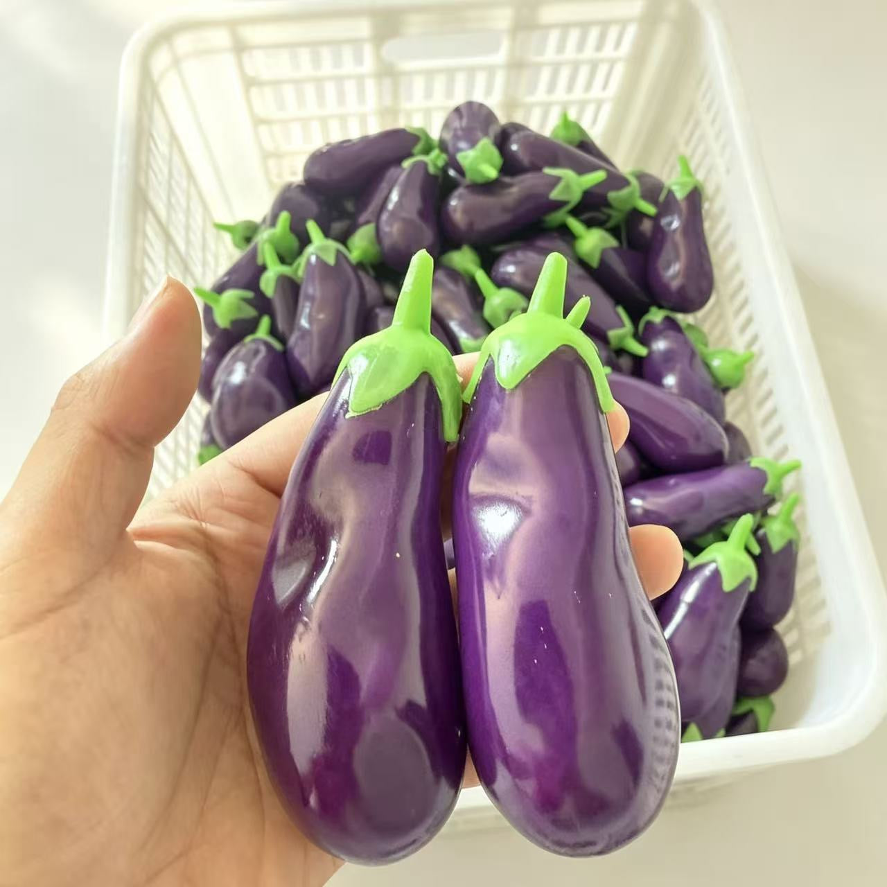 Vaseline Eggplant Handmade Stress Ball Stress Relief Decompression Toy