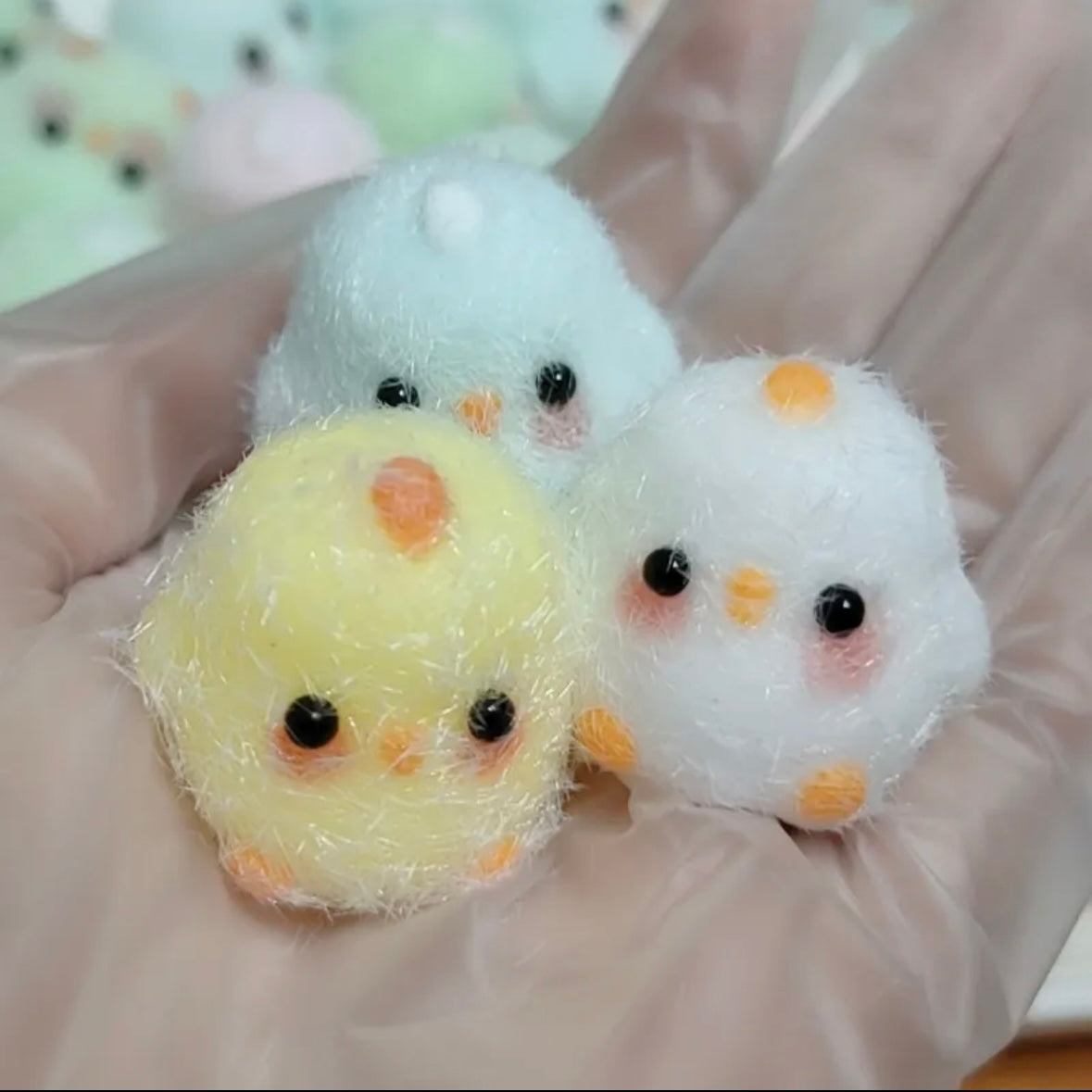 Handmade Super Mini Chicks Stress Relief Squishy Toy