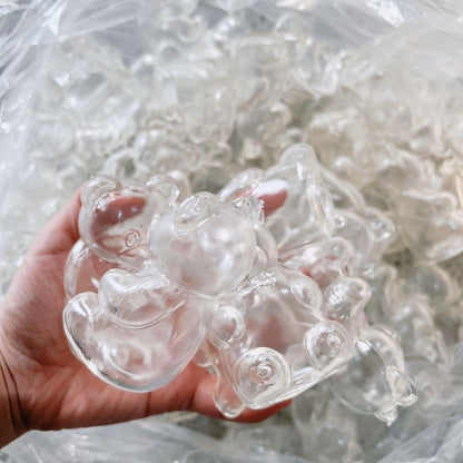 Transparent Bear Stress Ball Skin