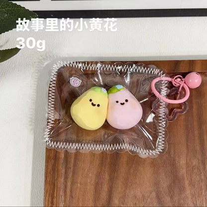2pcs Mini Eggplant Taba Squishy Toy