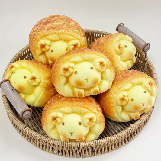 Slow Rising Squishy Sheep Bread Stress Relief Decompression Toy