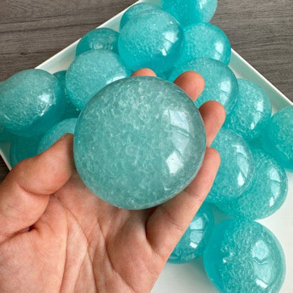 Crisp Satisfying Sound Blue Handmade Stress Ball