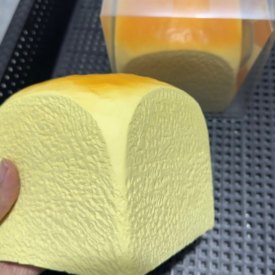 Slow Rising Squishy Super Soft Big Square Bread Stress Relief Decompression Toy