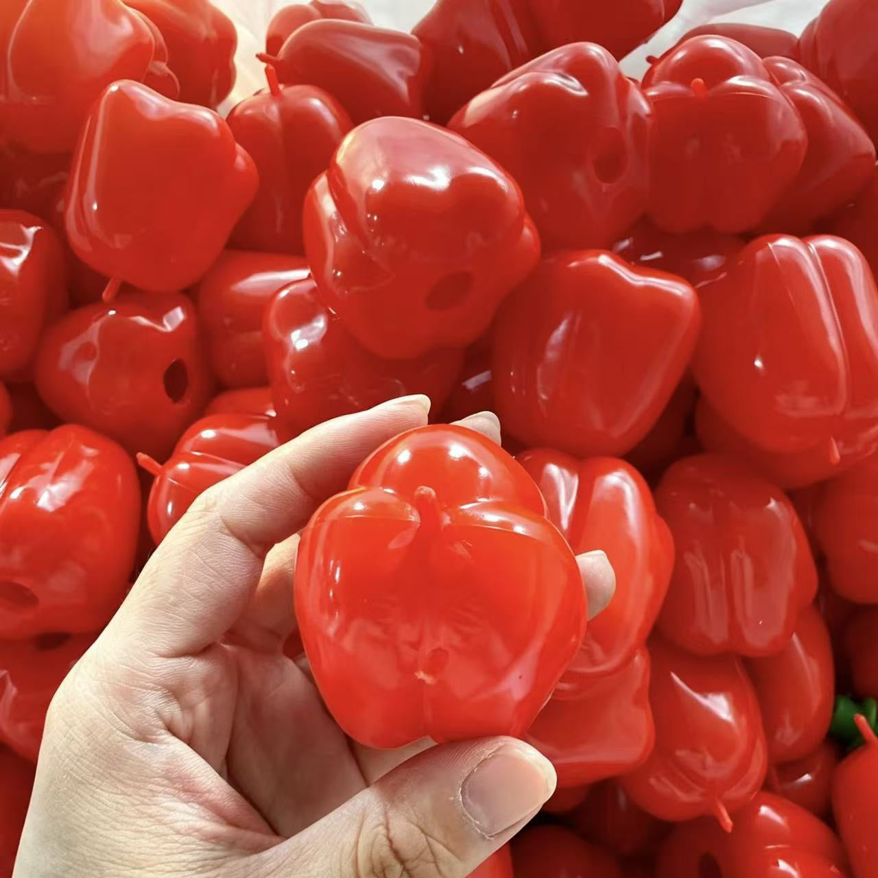 Red Chili Pepper Ball Skin with Seal