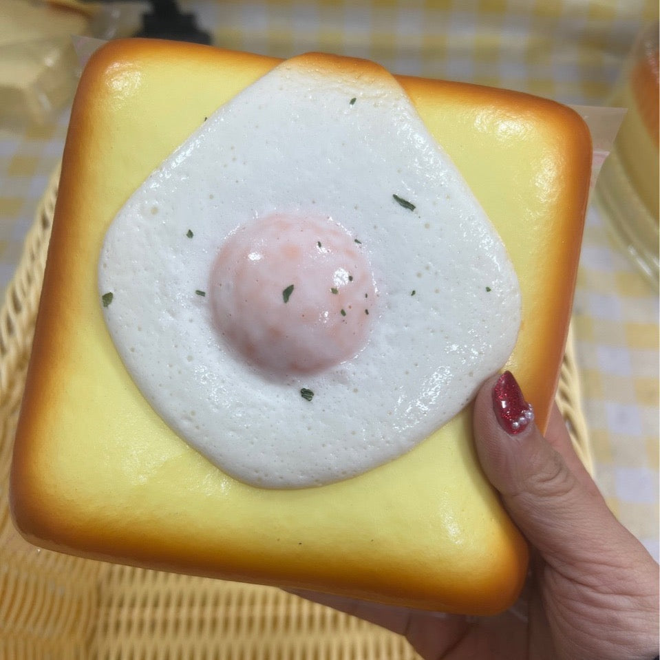 Slow Rising Squishy Egg Toast – Tabasquishys