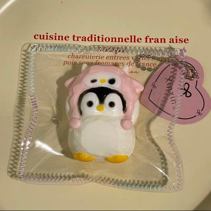 Handmade Mini Penguin Taba Squishy Toy