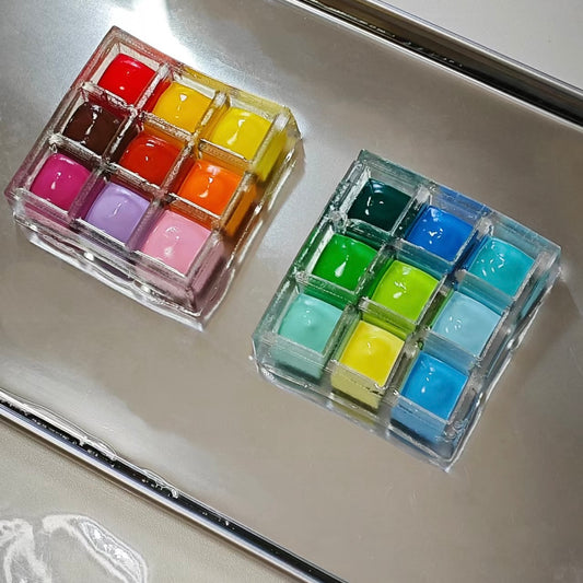Handmade Transparent Palette Taba Squishy Toy