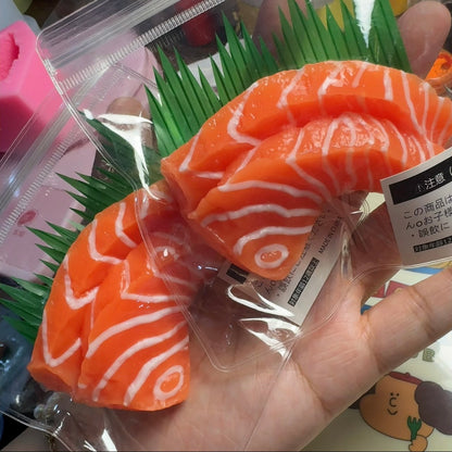 Handmade Silicone Salmon Stress Relief Squishy Toy