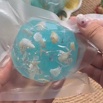 The Blue Underwater World Crisp Satisfying Sound Handmade Stress Ball