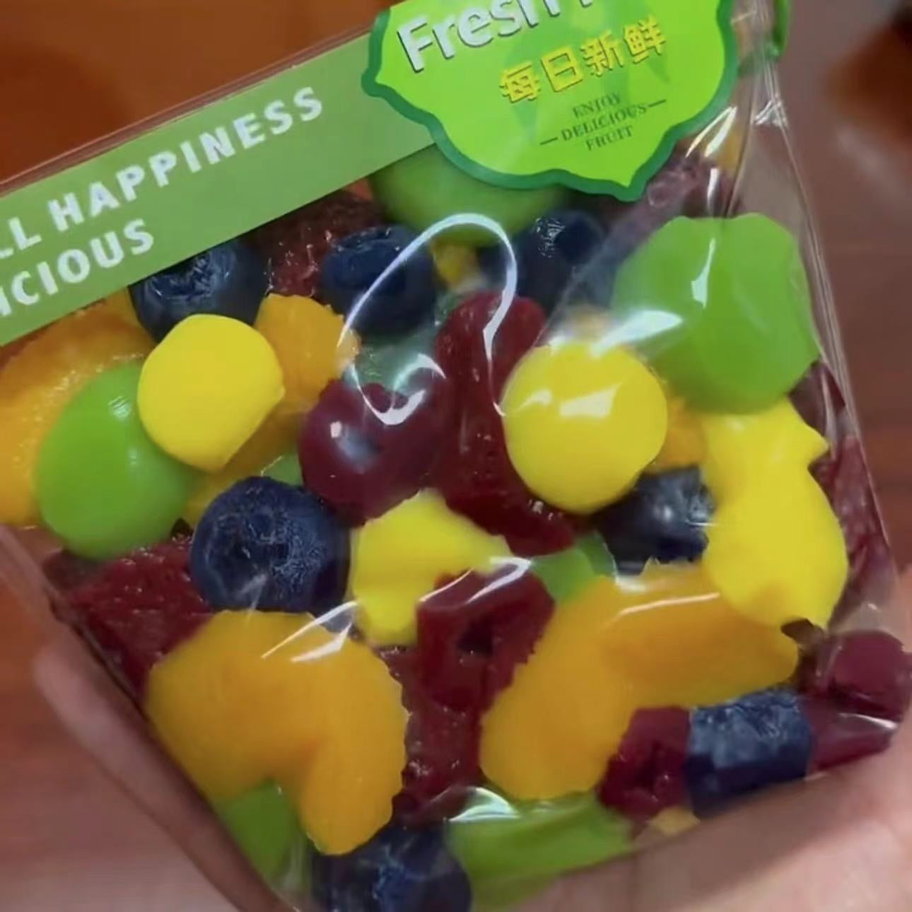 Handmade Silicone Fruit Squishy Toy (S/L)