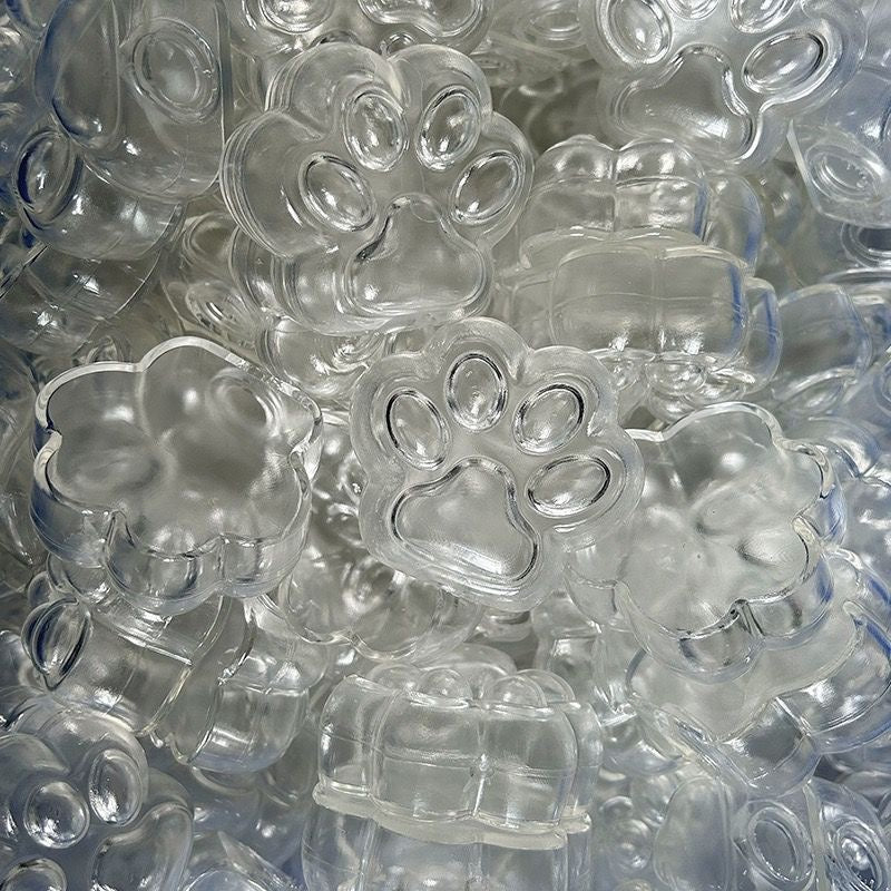 Transparent Cat's Paw Stress Ball Skin 5.5cm