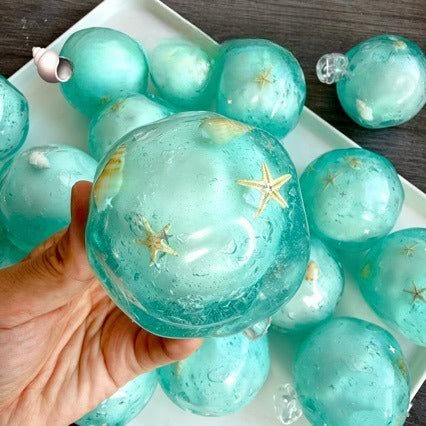 Starfish Cracking Ball Stress Ball Squishy Stress Relief Decompression Toy Zip-tie Closure (Cracking Ball Cannot Be Restored)