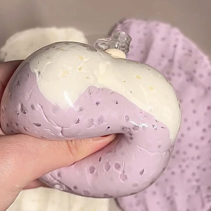 Purple & White Handmade Stress Balls
