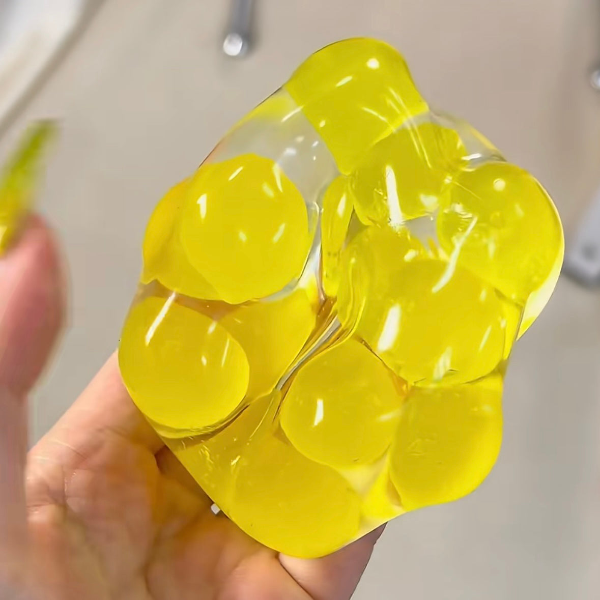 Fruit Hard Candy & Vaseline Base Stress Ball Squishy Stress Relief Decompression Toy