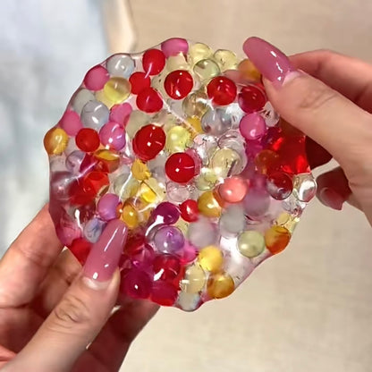 Bead & Vaseline Base Stress Ball Squishy Stress Relief Decompression Toy