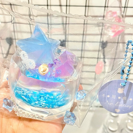 Transparent  Cup of Stars Taba Squishy Toy