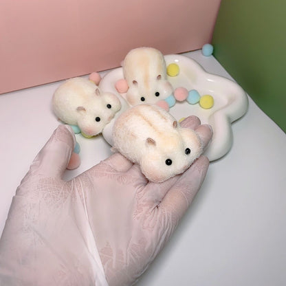 Handmade Silicone Hamster Stress Relief Squishy Toy