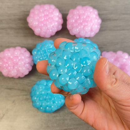 Pink & Blue Stone Handmade Stress Balls