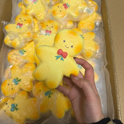 Slow Rising Squishy Gingerbread Man Stress Relief Decompression Toy