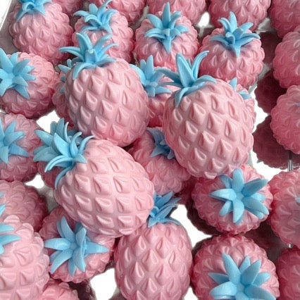 Crunchy Pineapple Bead & Clay Base Stress Ball Squishy Stress Relief Decompression Toy