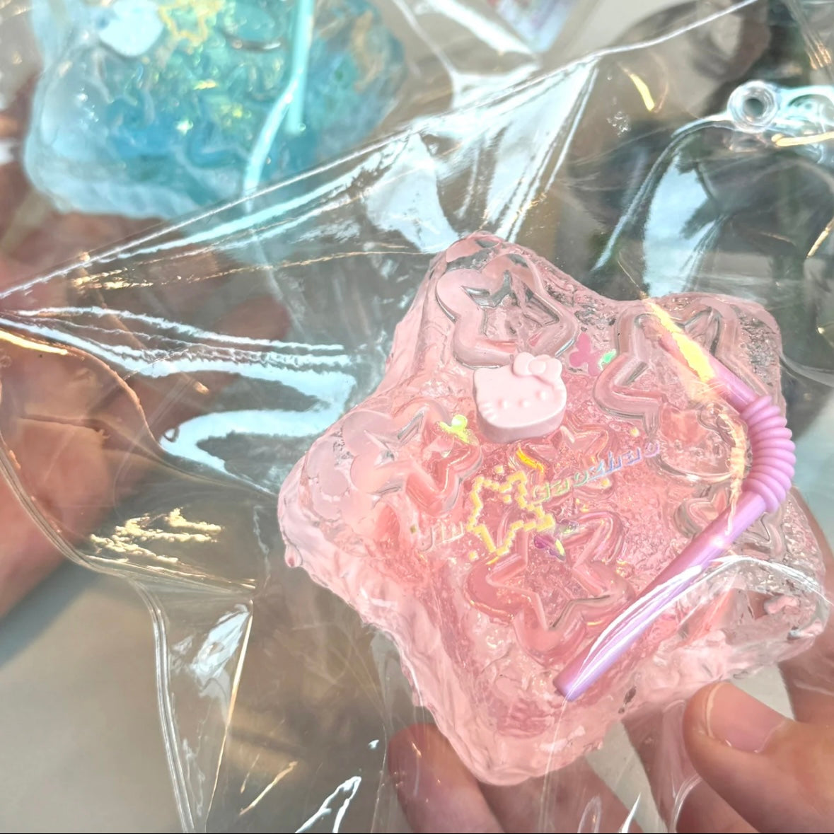 Transparent Star Taba Squishy Toy (Liquid Squishy)