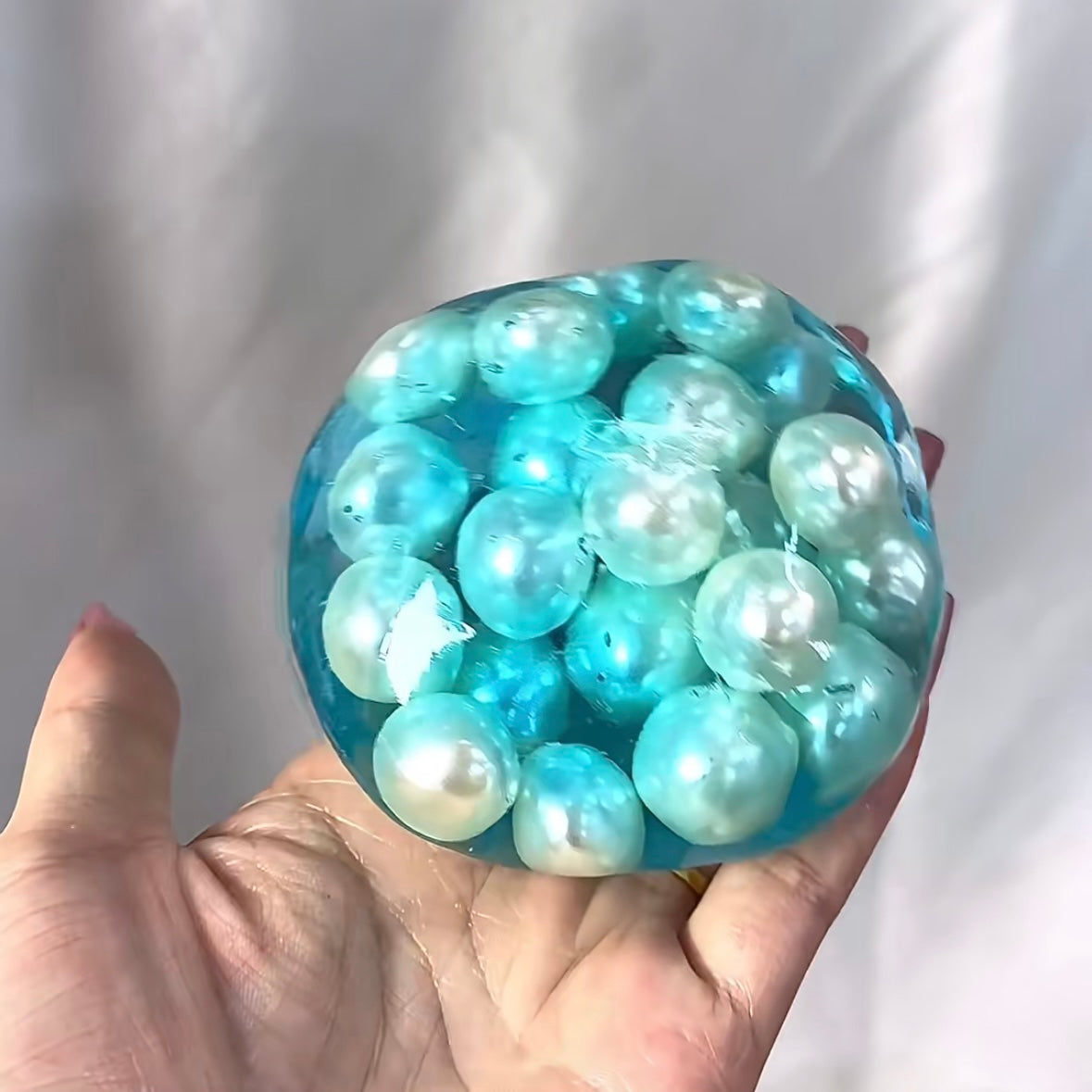 Pearl & Vaseline Base Stress Ball Squishy Stress Relief Decompression Toy