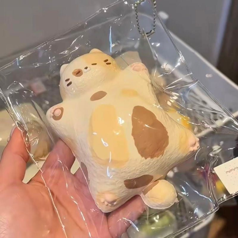 Handmade Califlower Cat Taba Squishy Toy