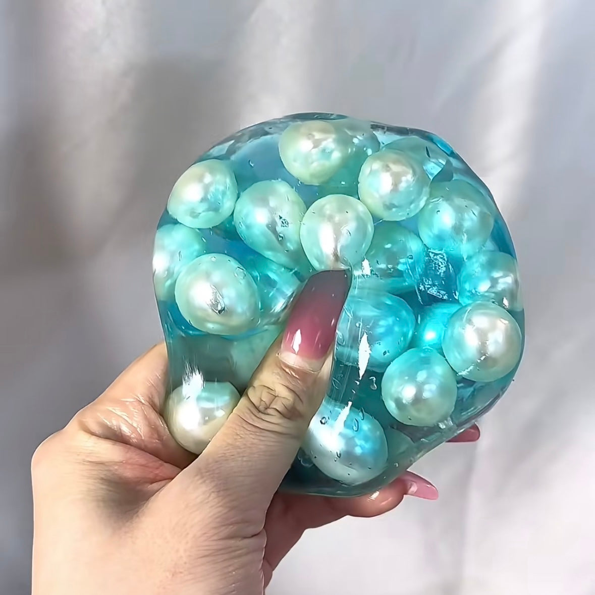 Pearl & Vaseline Base Stress Ball Squishy Stress Relief Decompression Toy