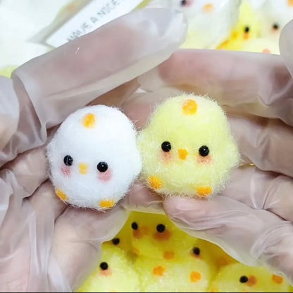 Handmade Super Mini Chicks Stress Relief Squishy Toy