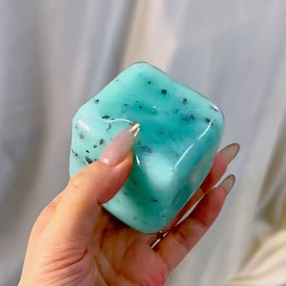 Handmade Crisp Satisfying Sound Square Stress Ball