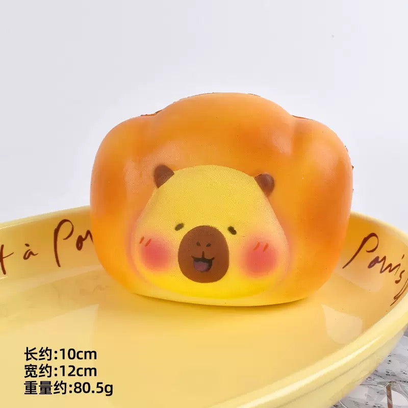 Slow Rising Squishy Capy Bara Bread Stress Relief Decompression Toy