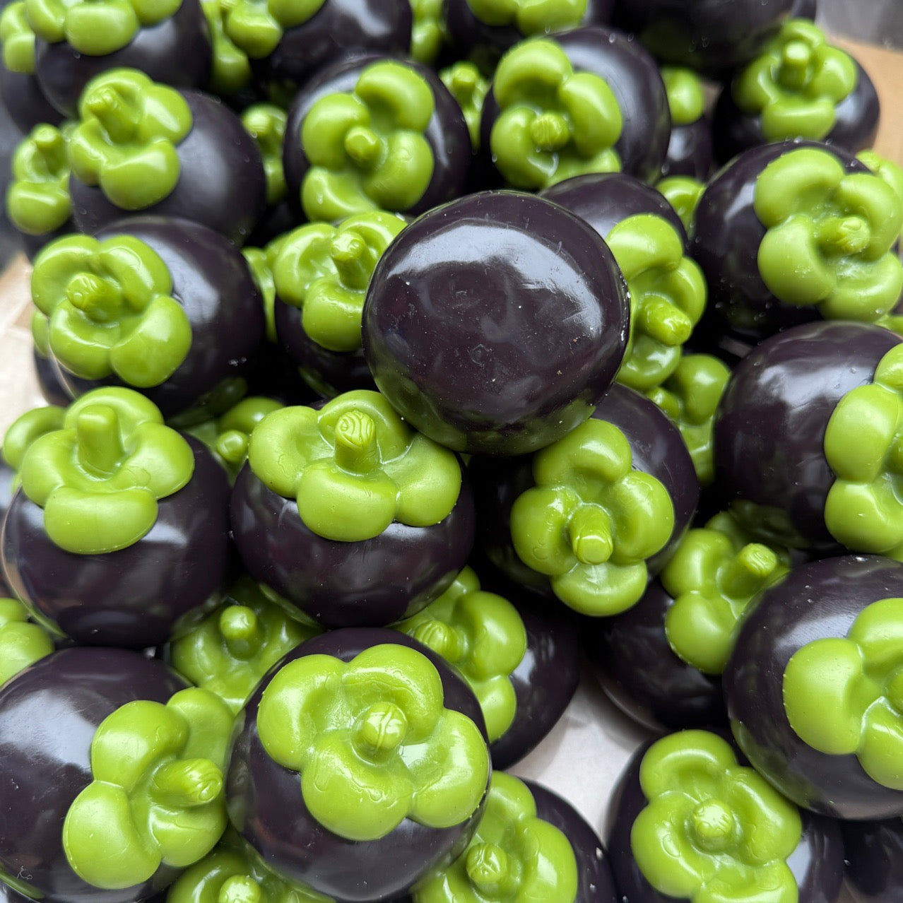 Mangosteen Bead & Clay Base Stress Ball Squishy Stress Relief Decompression Toy