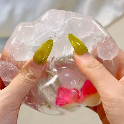 Fruit Hard Candy & Vaseline Base Stress Ball Squishy Stress Relief Decompression Toy