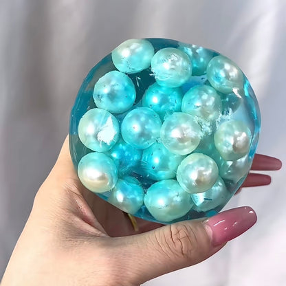 Pearl & Vaseline Base Stress Ball Squishy Stress Relief Decompression Toy