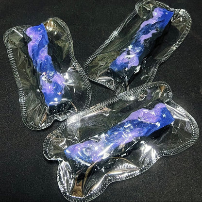 Transparent Handmade Cosmic Strips / Mini Cube Taba Squishy Toy Stress Ball