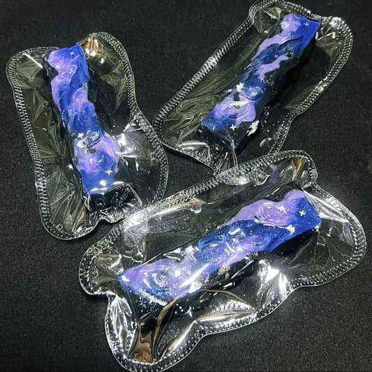 Transparent Handmade Cosmic Strips / Mini Cube Taba Squishy Toy Stress Ball