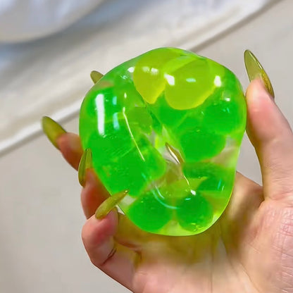 Fruit Hard Candy & Vaseline Base Stress Ball Squishy Stress Relief Decompression Toy
