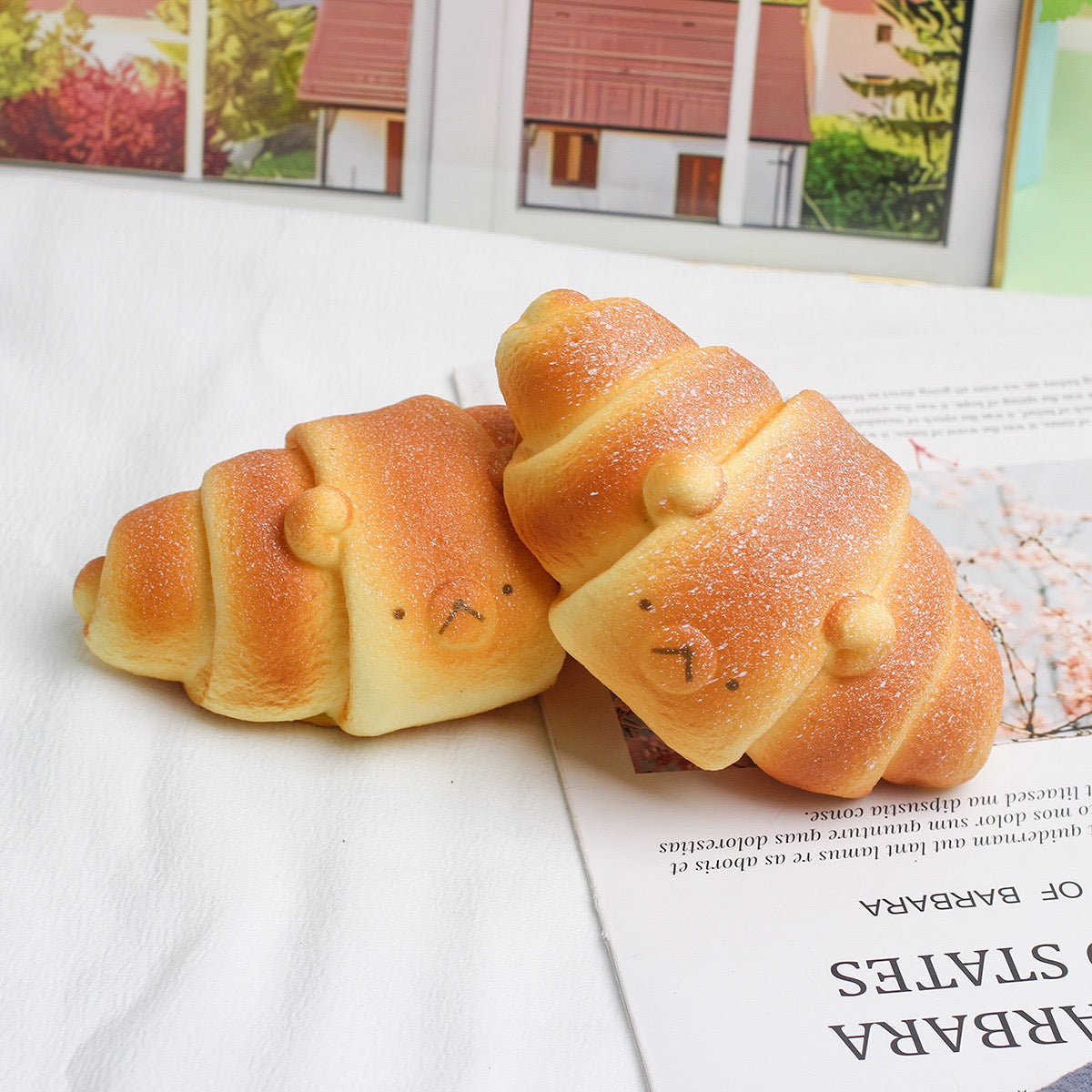 Slow Rising Squishy Bread Series Stress Relief Decompression Toy