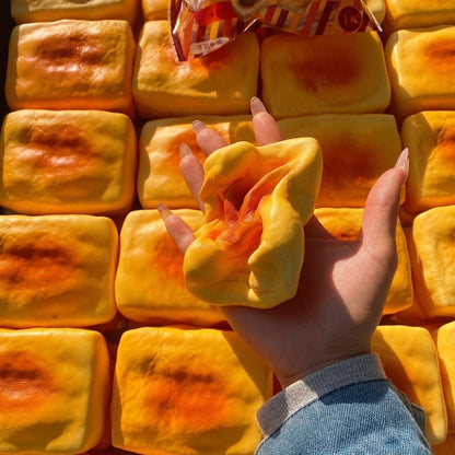 Pancake Bread Slow Rising Squishy Stress Relief Decompression Toy